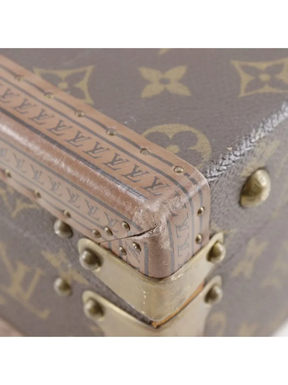 Louis Vuitton President Monogram Canvas Brown Trunk